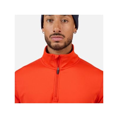 4. ROSSIGNOL MID LAYER STRETCH HZ Herren-Sweatshirt orange