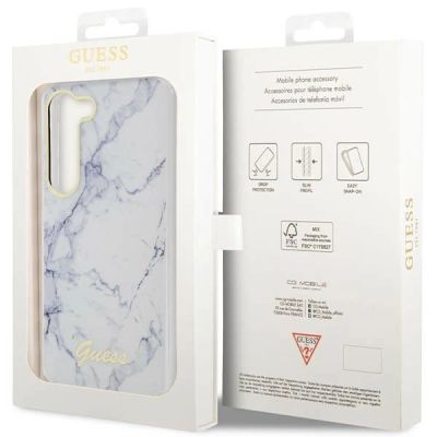 8. Guess GUHCS23MPCUMAH S23+ S916 weiß/weißes Hardcase Marble