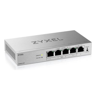 2. Zyxel GS1200-5HP 5p v3 PoE-Switch (PoE+: 4;) 68W Managed Gigabit