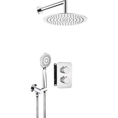 Unterputz-Duschset mit Thermostat-Box