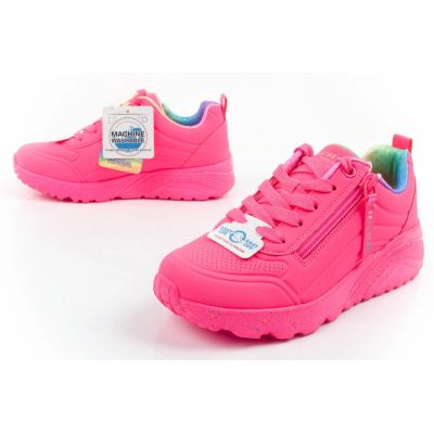 8. Skechers Uno Lite Kinder-Sportschuhe, rosa, bequem