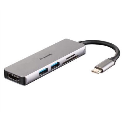 5. D-Link DUB-M530 Kabelgebundene Dockingstation USB 3.2 Gen 1 (3.1 Gen 1) Typ-C Aluminium, Schwarz