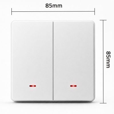 8. QOLTEC LICHT-EIN/AUS-SCHALTER | 2-KANAL | WLAN | TIMER | TUYA | WEISS