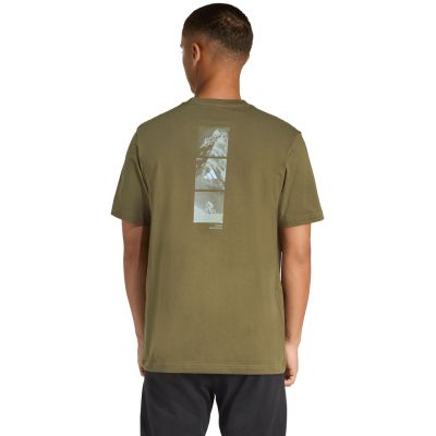 3. adidas Herren Outdoor Mountainbike Grafik T-Shirt olivgrün KB2537