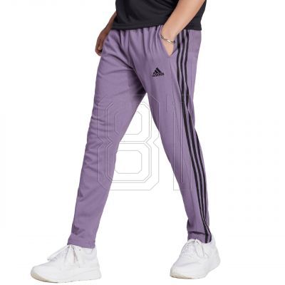 3. adidas Essentials Single Jersey Tapered Open Hem 3-Streifen M Hose IJ8699