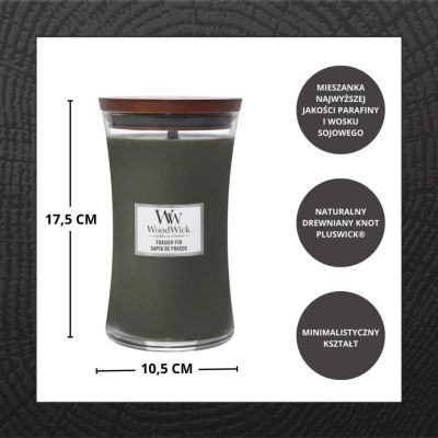 4. FRASER FIR WOODWICK Große Kerze