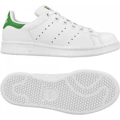 adidas ORIGINALS Stan Smith Junior Schuhe in weiß und grün