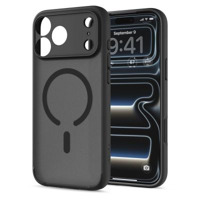 3. Spigen Ultra Hybrid MagSafe Hülle für iPhone 18 Pro / 17 Pro – Frostschwarz