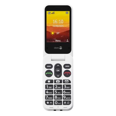 11. Doro Leva L20 7,11 cm (2,8") 132 g Rot, Weiß Funktionsfähiges Handy