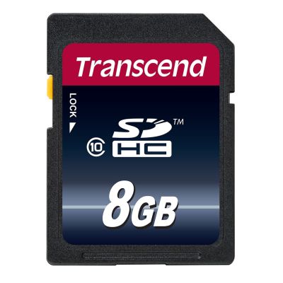 2. SD-Karte 8 GB Transcend SDHC Klasse 10