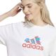 6. adidas Flower Pack Badge of Sport Damen T-Shirt Weiß IT1421