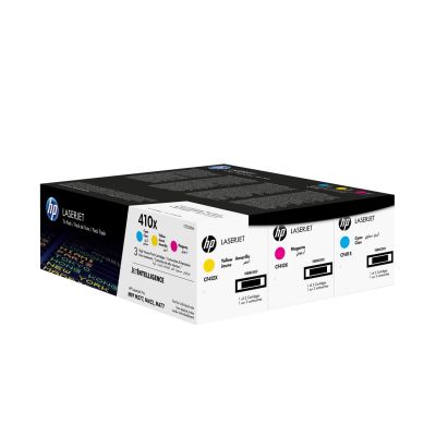 8. Tonerkartusche 410X C/Y/M/Dreierpackung