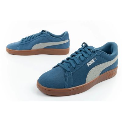 8. Puma Herren-Sportschuhe, Sneaker Smash 3.0, Leder, klassisch, modisch, blau