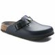 Birkenstock Boston ESD Blue Damen Clogs Naturleder schmale Hausschuhe (0061388)