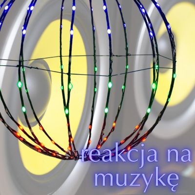 9. Hängende Dekokugel, 168 LEDs, RGB, 40 cm