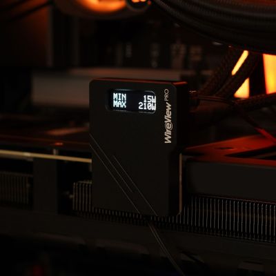 3. Grizzly WireView Pro Thermal-Grafikkarte, 1x12VHPWR - Flip
