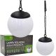16. Solarlampe, Kugelleuchte aus Kunststoff mit Clip, 10 x 30 cm, 2er-Set