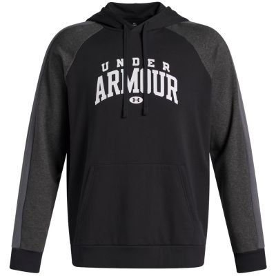 2. Under Armour Rival Fleece Colorblock Hoodie für Herren, Schwarz, 6003958 001