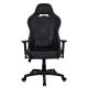 4. Arozzi Torretta Soft Fabric | Gaming-Stuhl | Metall/verstärktes Nylon | Rein Schwarz
