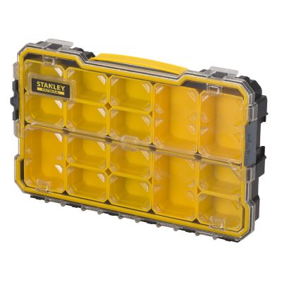 3. Stanley FMST1-75779 Werkzeugkasten, Kleinteilebox, Polycarbonat (PC), Schwarz, Gelb