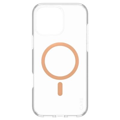 3. CARE by PanzerGlass Flaggschiff-Hülle iPhone 16 Pro Max 6,9" pfirsich/pfirsich MagSafe 1376