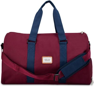 2. SPORT-/FITNESSTASCHE A3031 BORDEAUX SEMI LINE