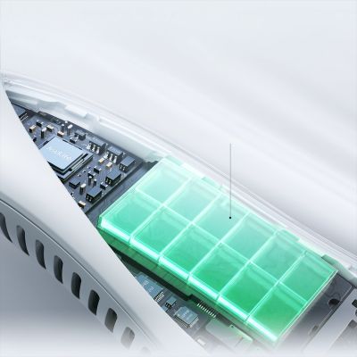 4. Jisulife Nackenventilator 3 4000mAh Tragbarer Nackenventilator - Grau