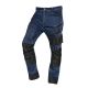 Arbeitshose aus Denim, Oxford-Verstärkungen, marineblau, Größe M
