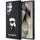 Karl Lagerfeld 3D Rubber Ikonik Case für Samsung Galaxy S24 Ultra - Schwarz