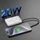 11. Dudao K14S Magnetische Powerbank 20W 5000mAh 1x USB-A 1x USB-C - Weiß