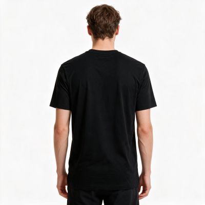 3. Paul&Shark Herren-T-Shirt aus Baumwolle, schwarz – Modell 26411035-11, klassischer Schnitt, hochwertige Baumwolle