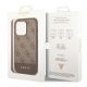 8. Guess GUHCP14LG4GLBR iPhone 14 Pro 6,1" braun/braun Hartschalenetui 4G Stripe Collection