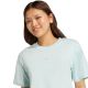 11. adidas Essentials Kleines Logo Baumwolle Hellblau Damen T-Shirt JY4965