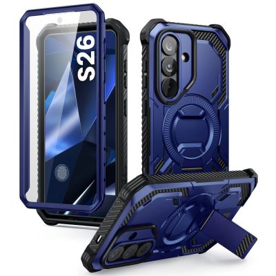Supcase ArmorBox Mag MagSafe Hülle für Samsung Galaxy S26 – Marineblau und Schwarz