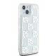 4. DKNY Liquid Glitter Multilogo Hülle für iPhone 15 / 14 / 13 – Weiß