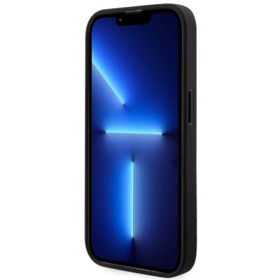 5. Karl Lagerfeld Saffiano Karl & Choupette Hülle für iPhone 14 Pro 6 - Silber