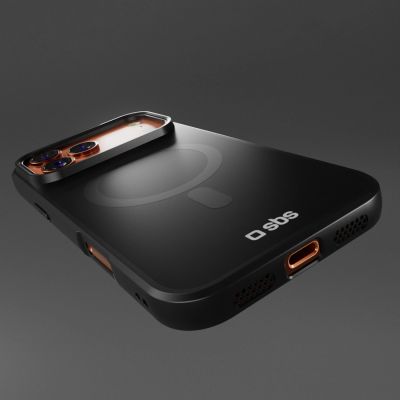 6. SBS Full Active Mag Case mit D3O-Technologie für iPhone 17 Pro Max – Schwarz