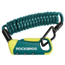 Rockbros RBK6N Kombinations-Fahrradschloss – Türkis