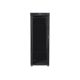 2. LANBERG Standschrank 19" 42U 800X1000 Glastür LCD Schwarz FF01-8042-12BL (Flachverpackung)