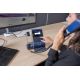 5. Alcatel-Lucent Enterprise ALE-300 VoIP-Telefon mit blauem LCD-Display