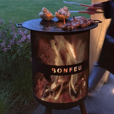33. Bonfeu Gartenfeuerstelle Bonves 45 Korb schwarz 4502
