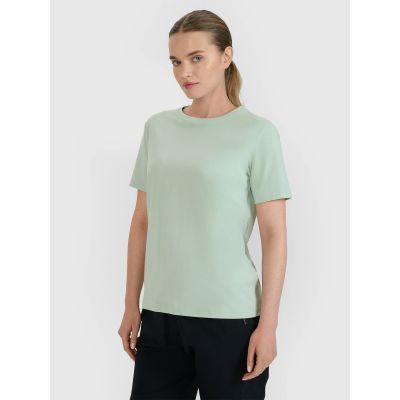 5. Übergroßes bedrucktes Damen-T-Shirt 4F 4FWSS25TTSHF2238-47S