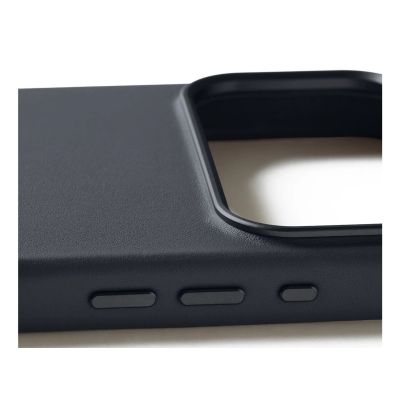 7. Mujjo Lederhülle - Lederhülle für iPhone 17 Pro Max, kompatibel mit MagSafe (Basalt)
