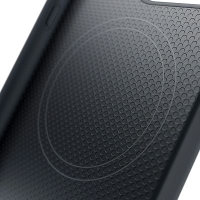 2. 3mk Hardy Apple Silky Leather MagCase für Apple iPhone 15 Plus - Schwarz