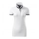 2. Malfini Collar Up W MLI-25700 Weißes Poloshirt
