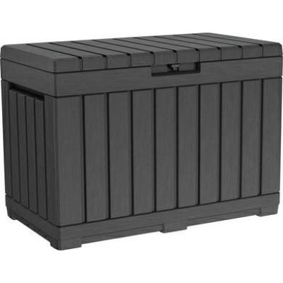 Graphitfarbener Gartenkasten 190L 259152 KETER