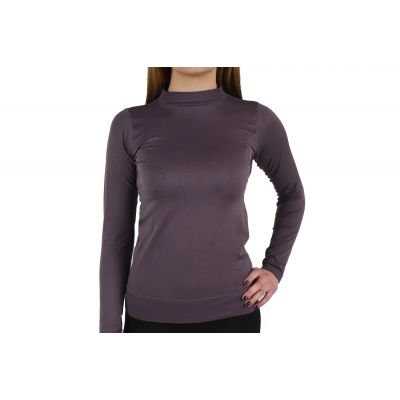 GymHero Langarm-Nahtloses T-Shirt W 767-MAUVE