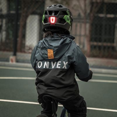 3. Rockbros TS-61 10110061004 Kinderfahrradhelm mit abnehmbarem Kinnschutz, Größe M (54–57) – Grün
