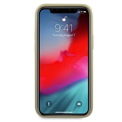 6. Guess GUHCP12SIGLGO iPhone 12 mini 5.4" Gold/Gold Hardcase Iridescent