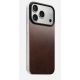 NOMAD Magnetische Lederrückseite - Magnetische Hülle für iPhone 18 Pro / 17 Pro, kompatibel mit MagSafe, Horween-Leder (rustikales Braun)